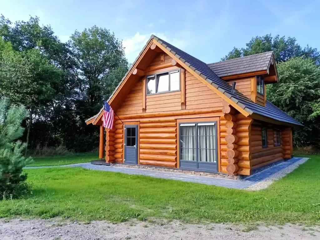 Unieke Houten Villa Met Sauna In Twente - 5P Den Ham Екстер'єр фото