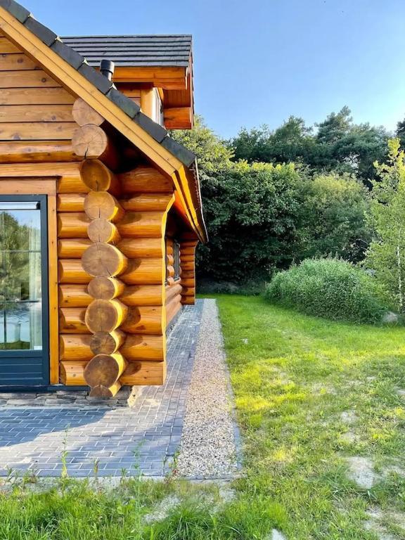 Unieke Houten Villa Met Sauna In Twente - 5P Den Ham Екстер'єр фото