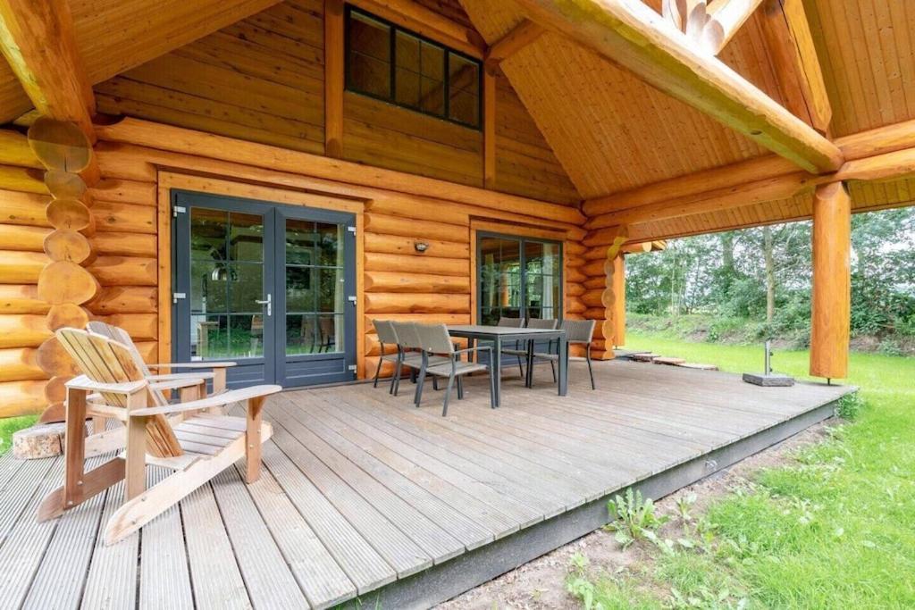Unieke Houten Villa Met Sauna In Twente - 5P Den Ham Екстер'єр фото