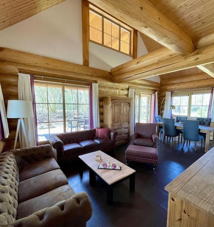 Unieke Houten Villa Met Sauna In Twente - 5P Den Ham Екстер'єр фото
